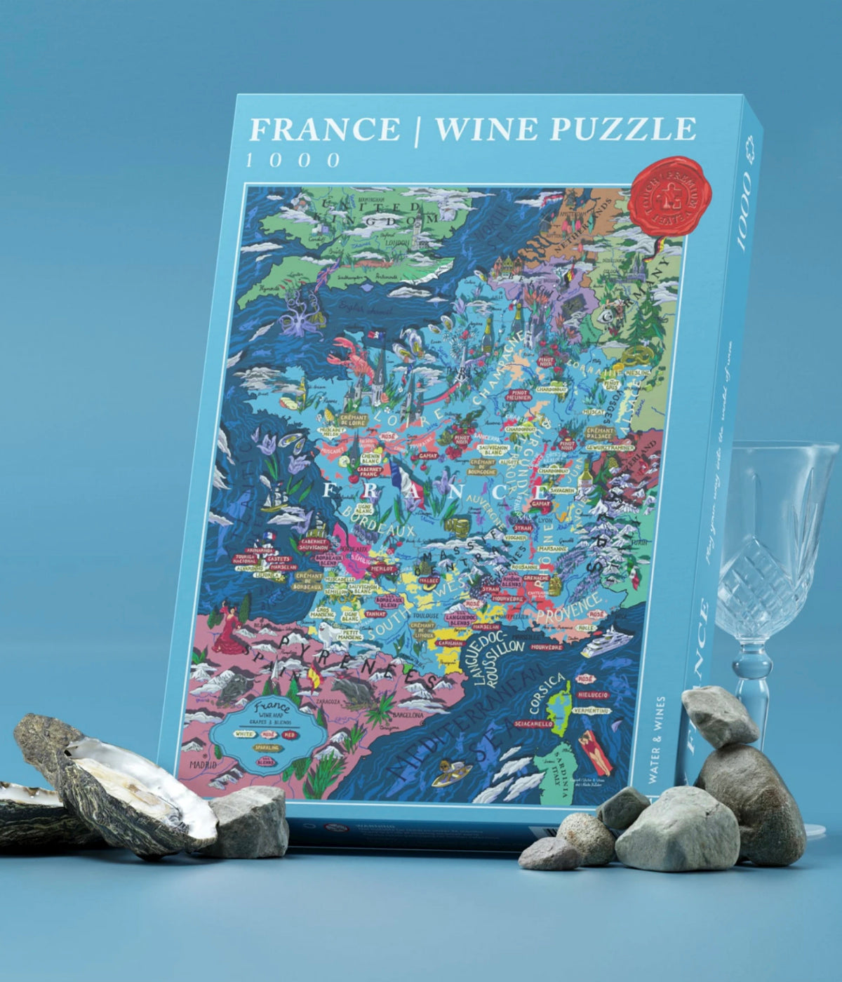 1000 Piece Puzzle of France