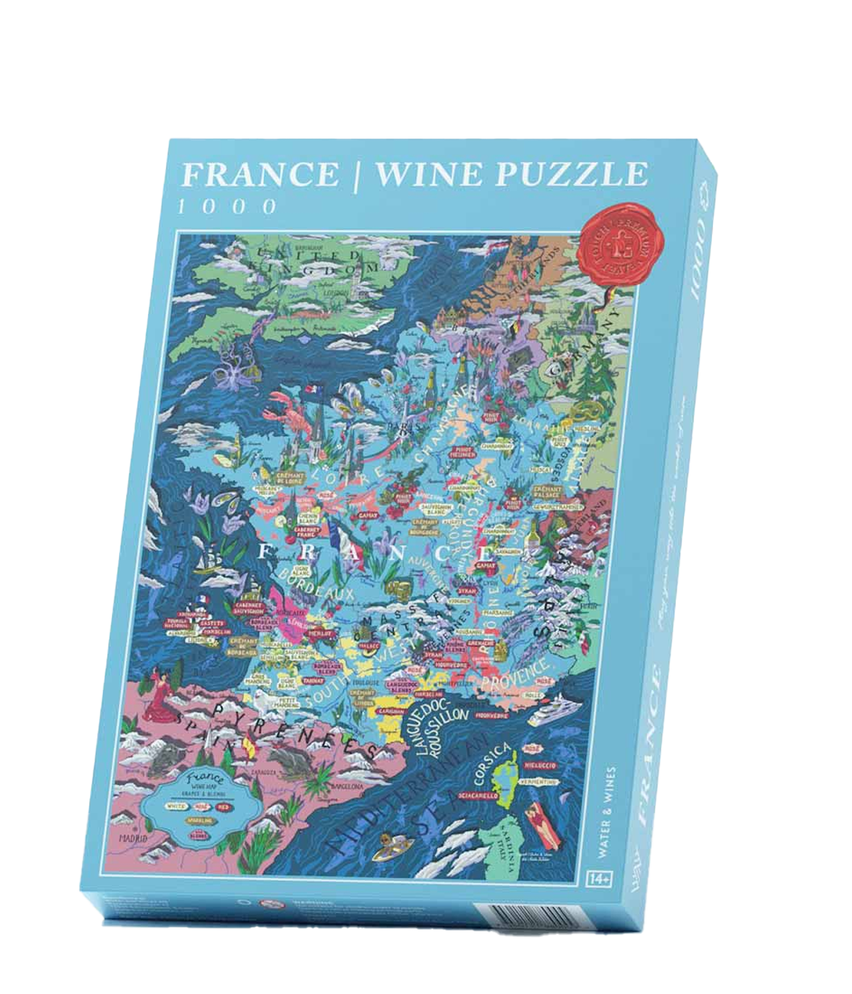 1000 Piece Puzzle of France