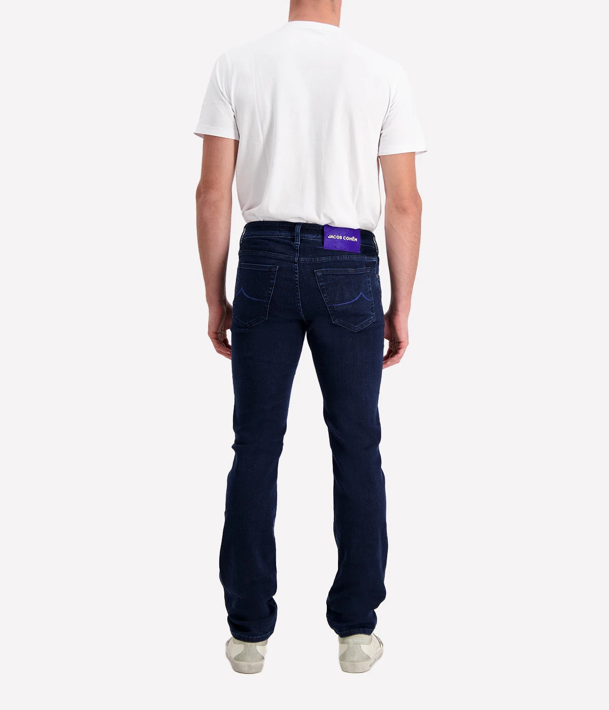 Bard 5 Pocket Slim Fit Jean in Dark Blue Purple