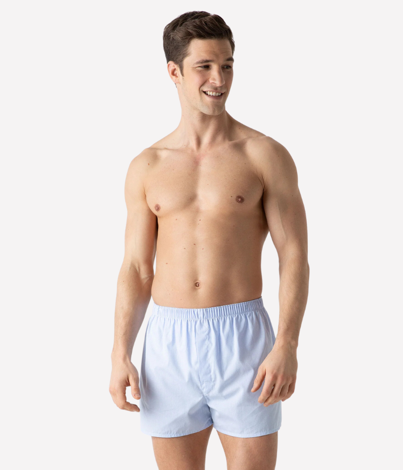 Classic Boxer Short in Blue Gingham