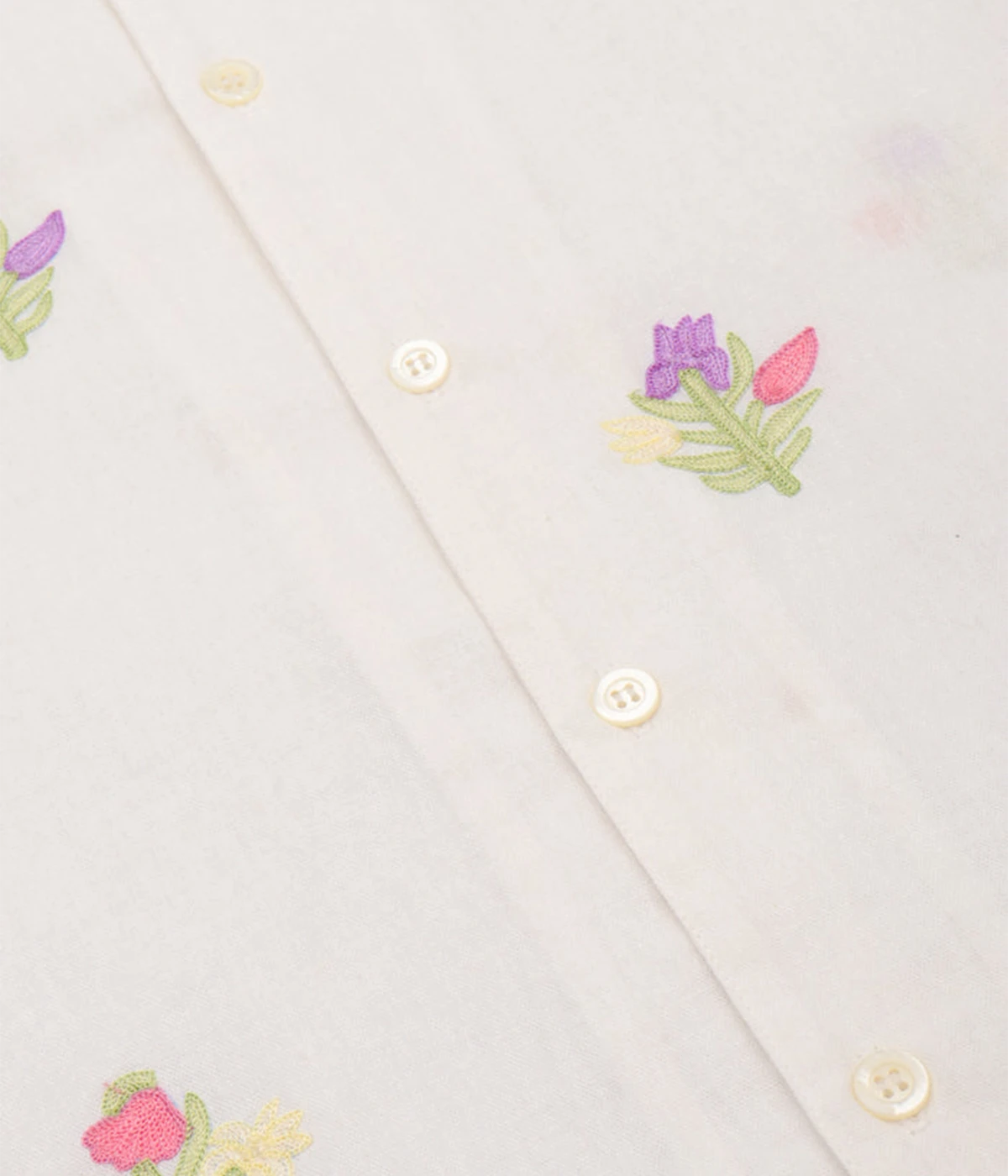 Aari Shirt in White Floral