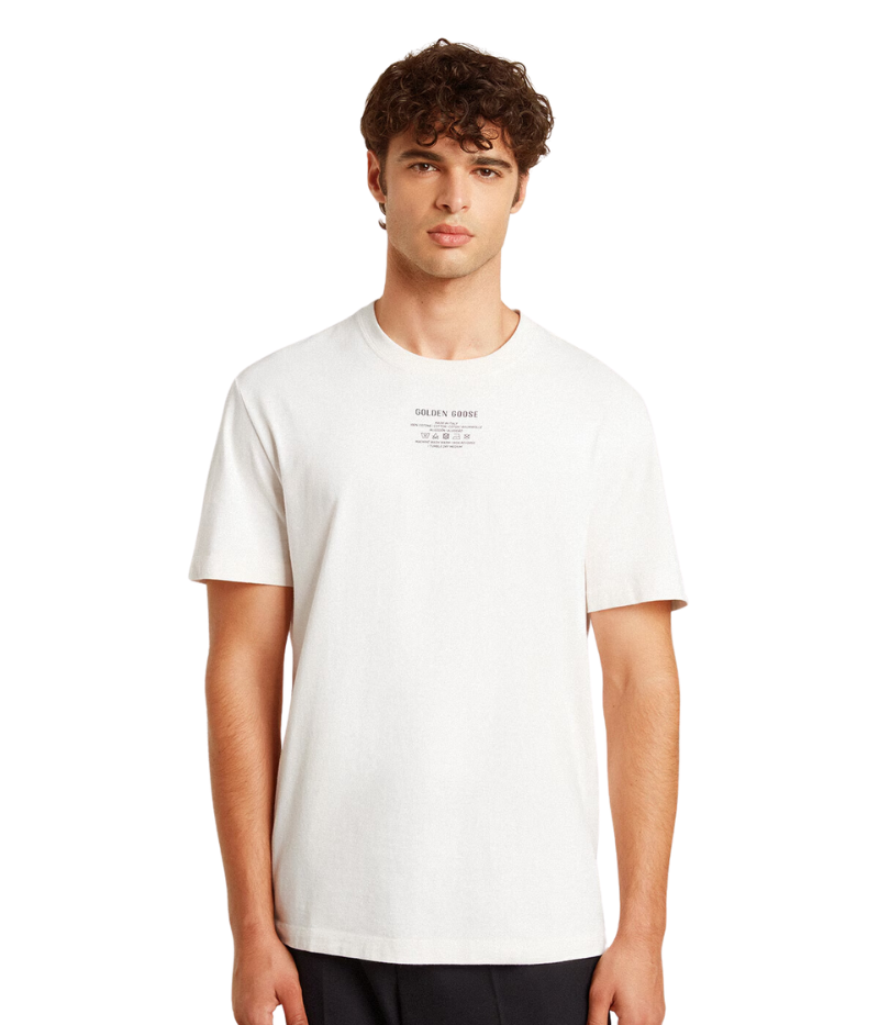 Journey Care Label T-Shirt in Heritage White