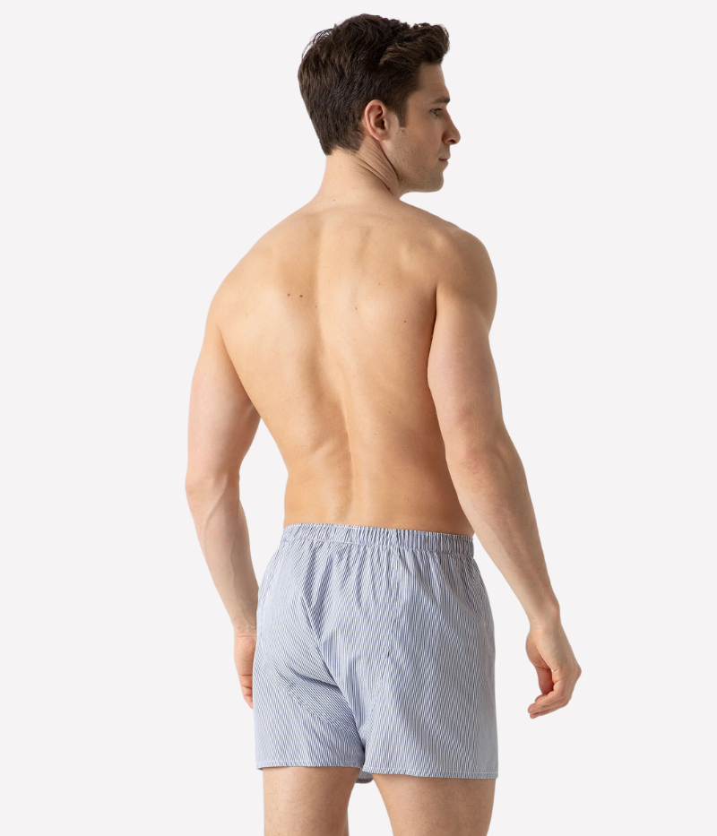 Classic Boxer Short Blue Pin Stripe