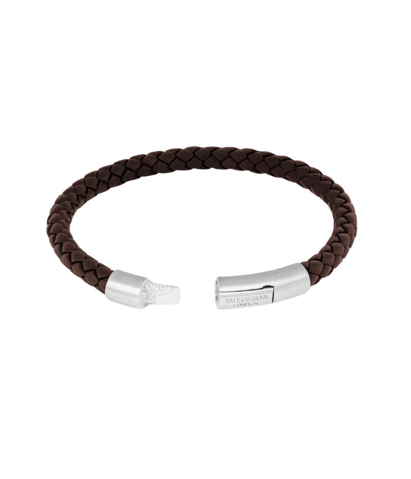 Leather Bracelet in Brown Leather