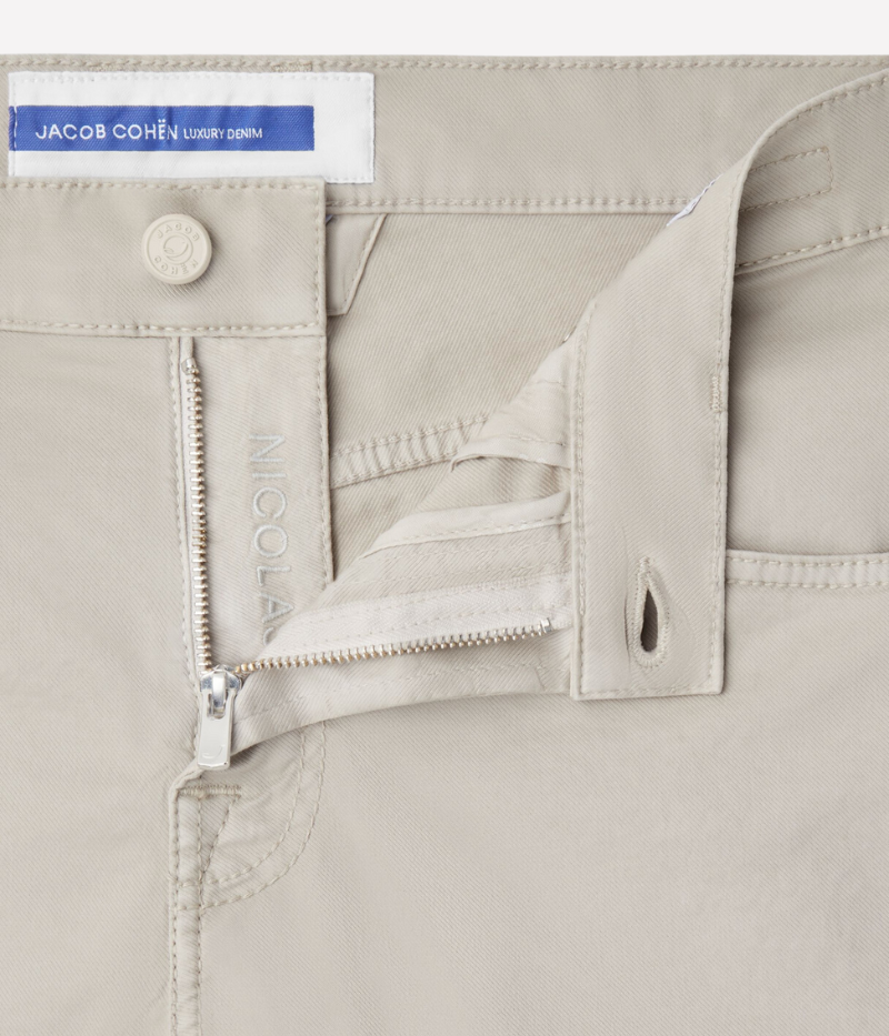 Nicolas 5 Pocket Slim Fit in Champagne Beige