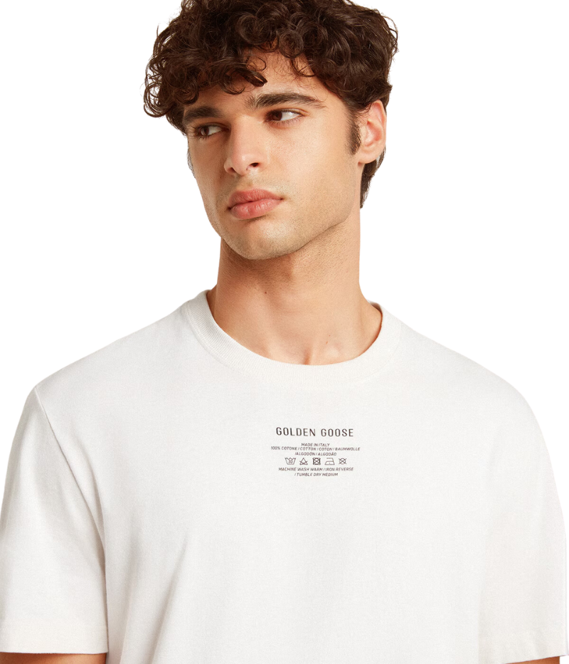 Journey Care Label T-Shirt in Heritage White