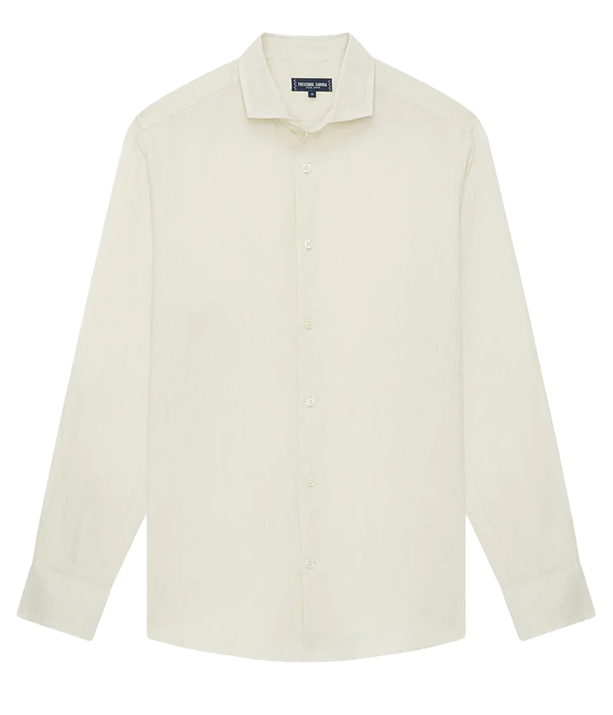 Antonio Linen Shirt in Yellow Haze