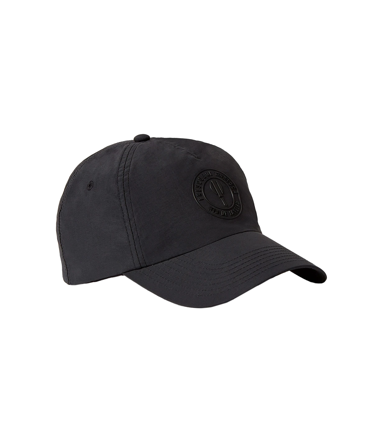 Frescobol Carioca Artur Beach Cap featuring a tonal embroidered logo on the front and a curved brim, offering stylish sun protection and comfort."