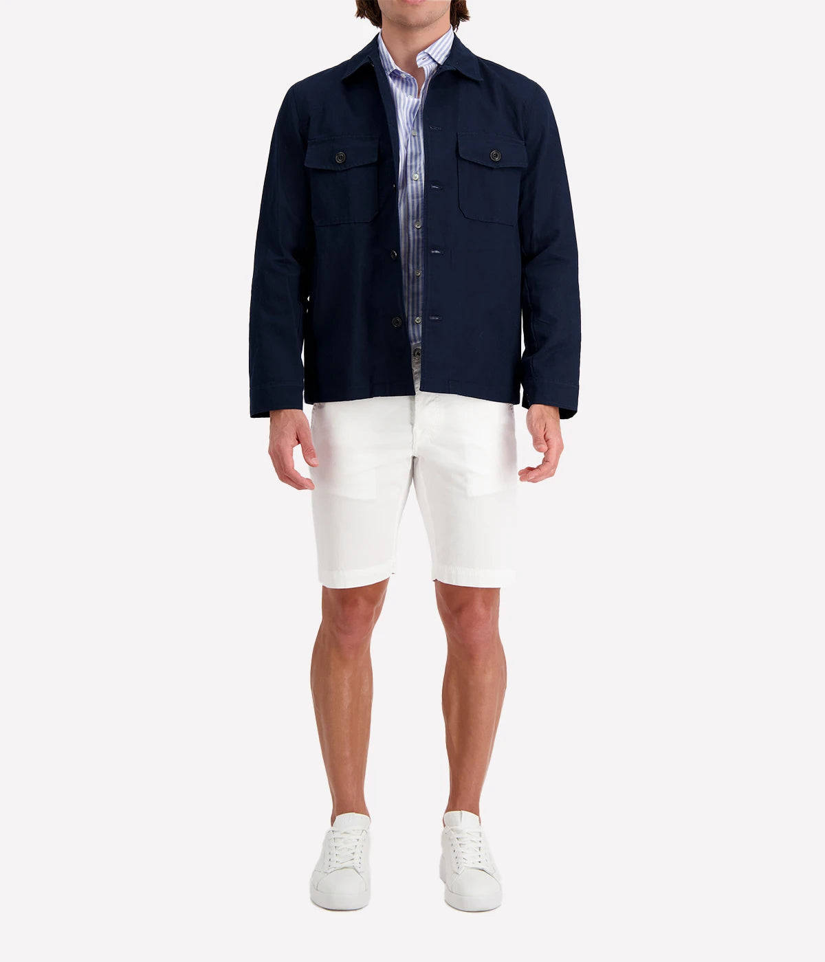 Day Woven Jacket in Navy