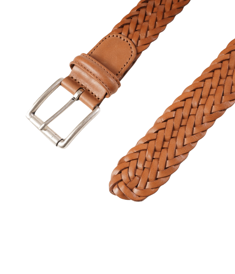 Woven Belt in Tan