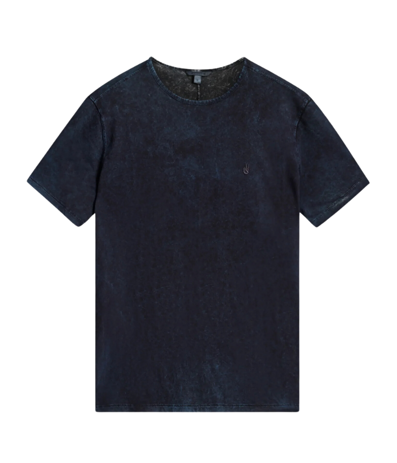 Gould SS Crew Tee in Oiled Blue