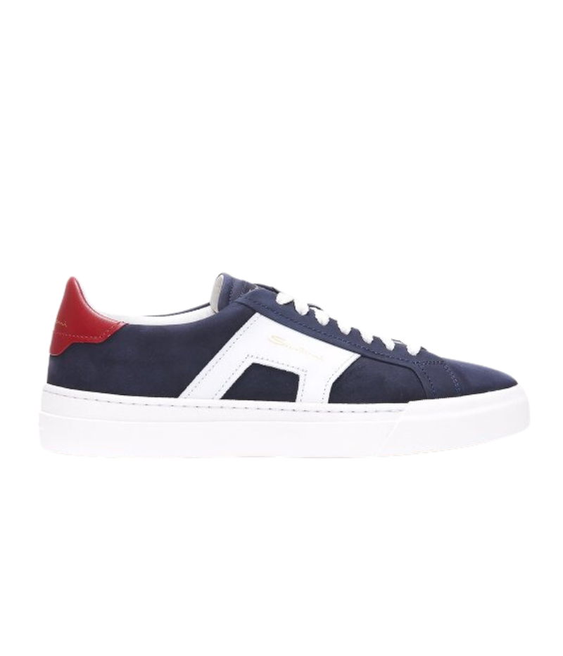 Double Buckle Sneaker 2 in Blue White