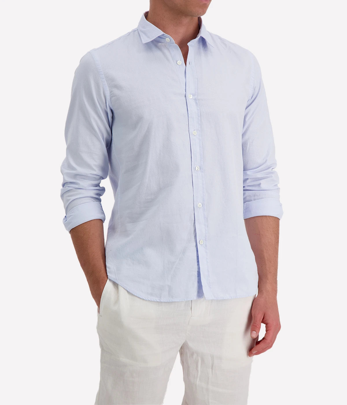 Sammy Men Woven Shirt in Sky