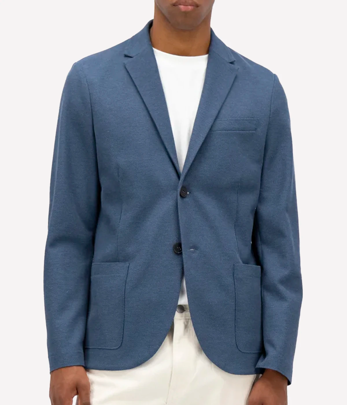 Loro Piana Honeycomb Blazer in Denim