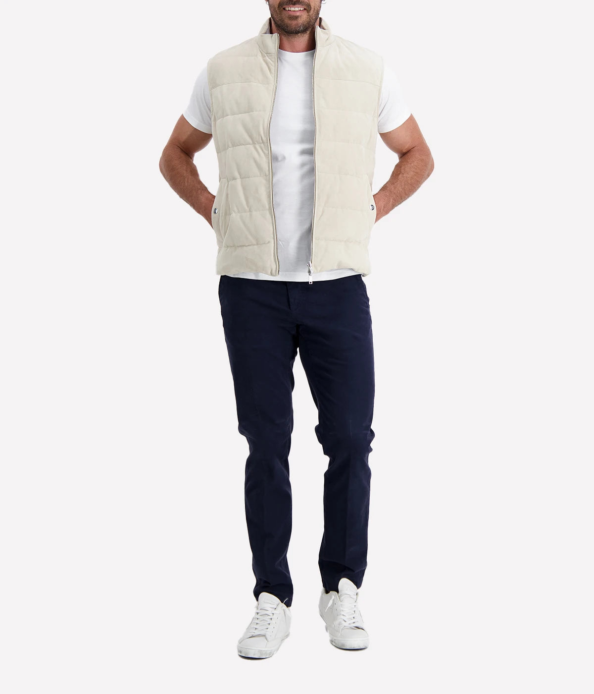 Man Gilet in Sand