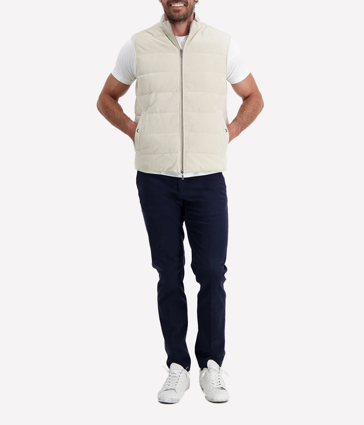 Man Gilet in Sand