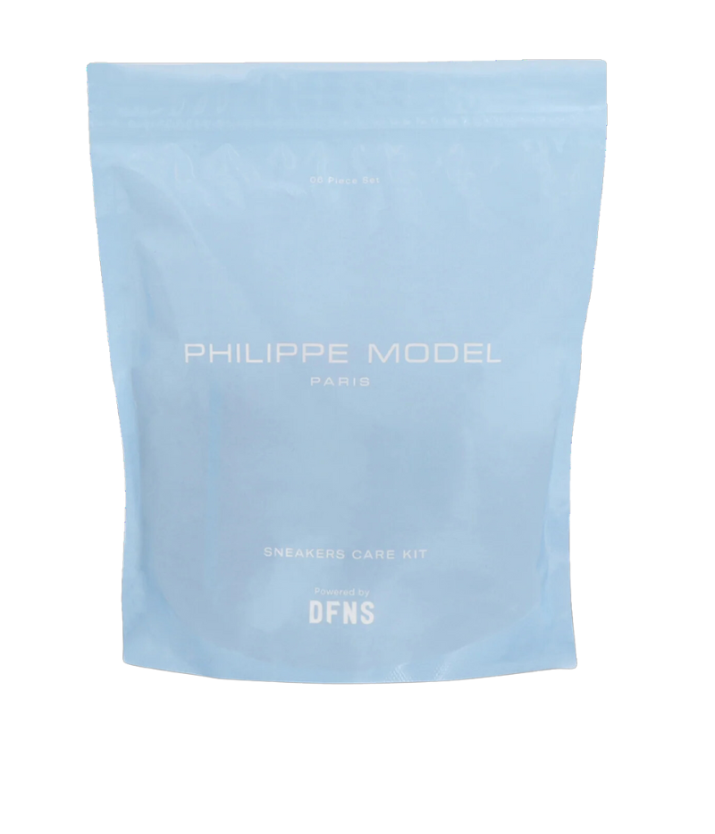 Philippe Model Cleaning and Care Kit featuring premium cleaning solutions and tools, designed to clean, protect, and restore sneakers and leather shoes.