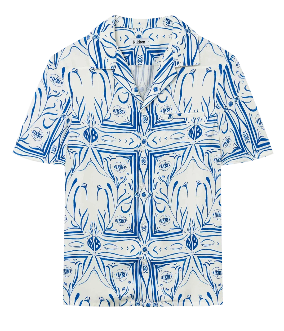 Porcelin Shirt in Blue White