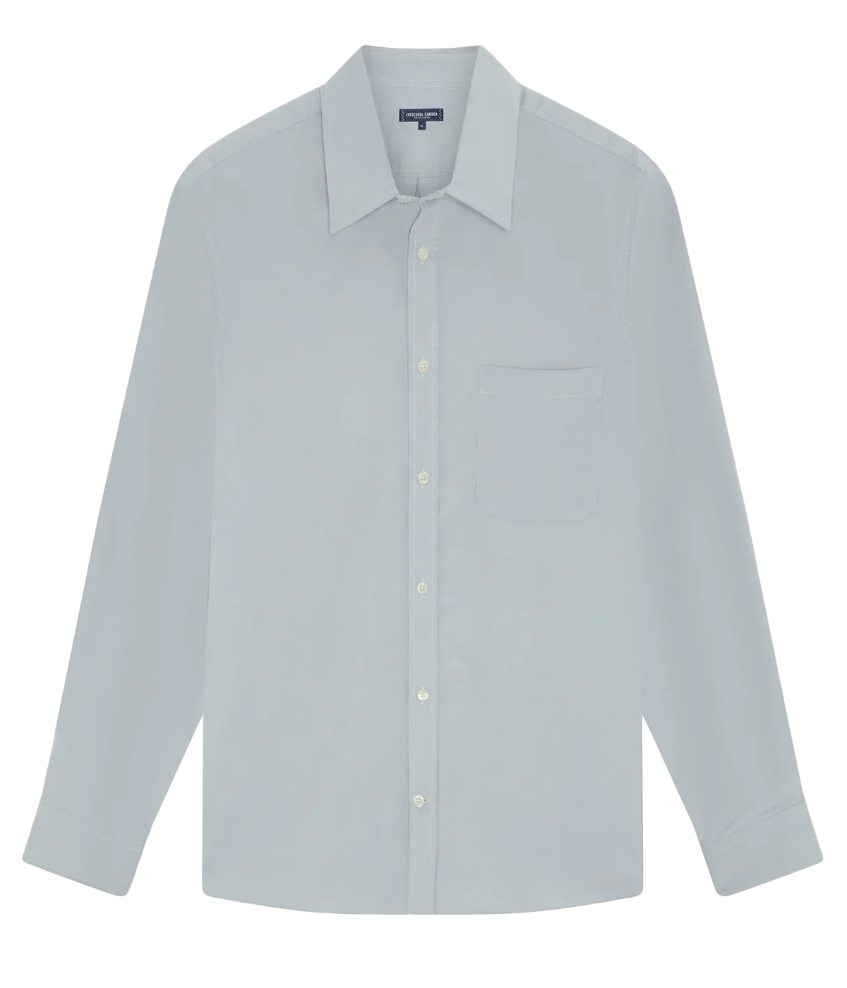 Telles relaxed fit long-sleeved shirt in soft baby corduroy, featuring a classic collar, chest pocket, box pleat, and branded imitation mother-of-pearl buttons. Lightweight and breathable for comfort.