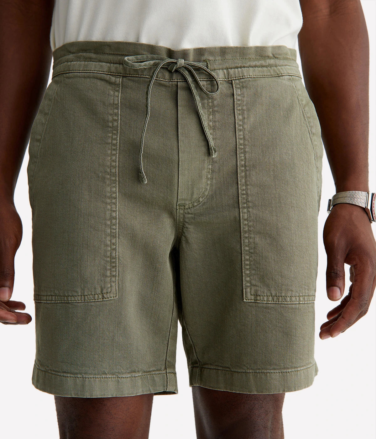 Wells Drawstring Short in Sulfur Sea Moss