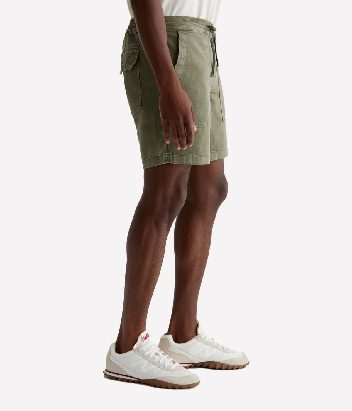 Wells Drawstring Short in Sulfur Sea Moss