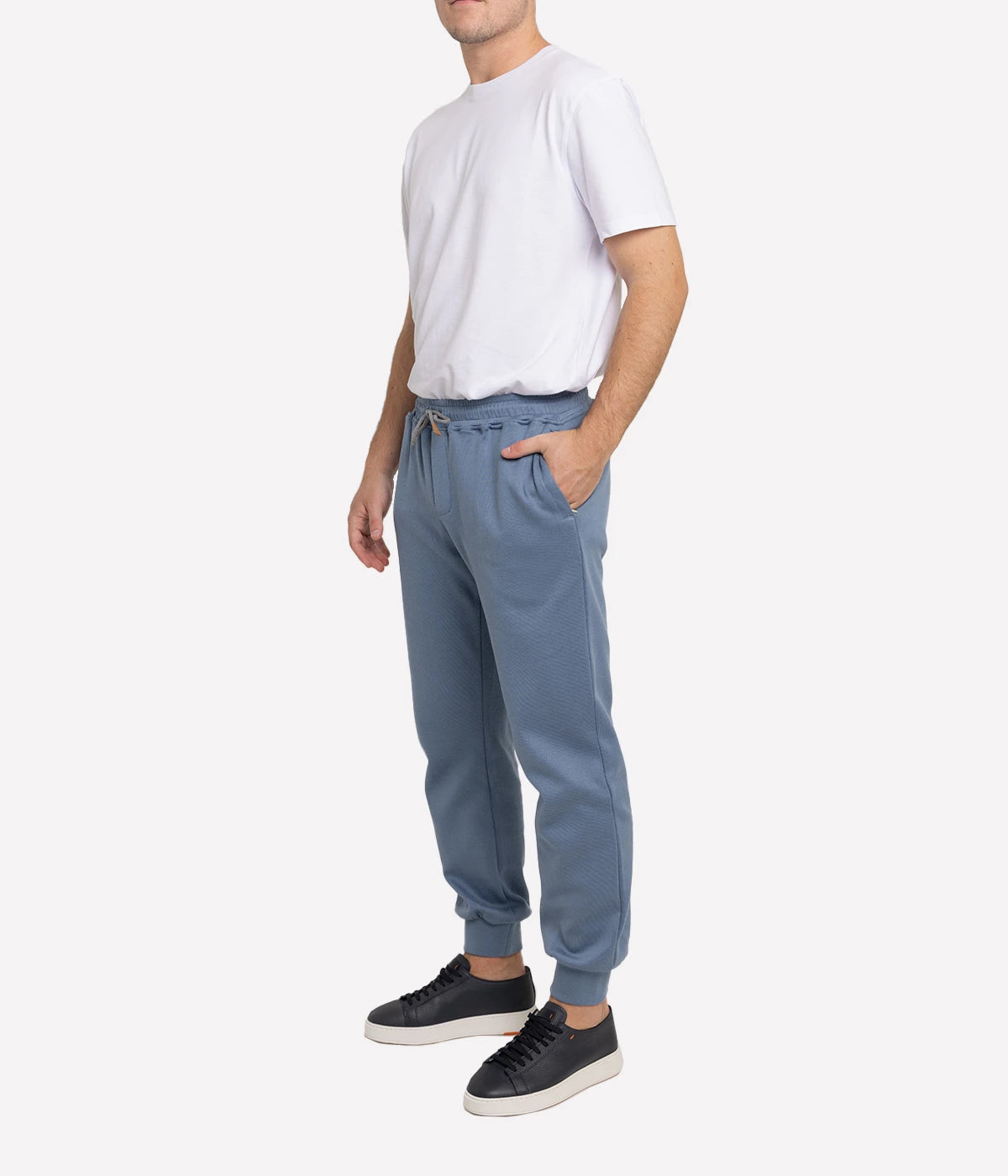 *FINAL SALE* Giza Cotton Trouser in Zucchero