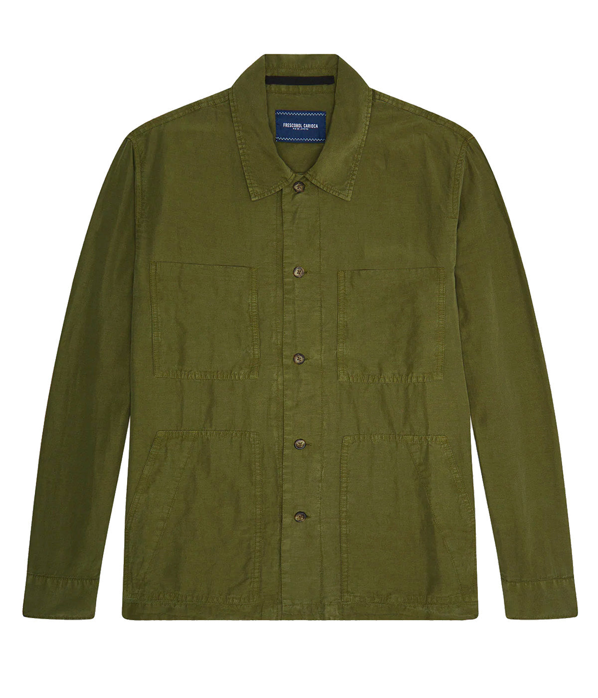 *FINAL SALE* Kleber Utility Overshirt in Fir Green