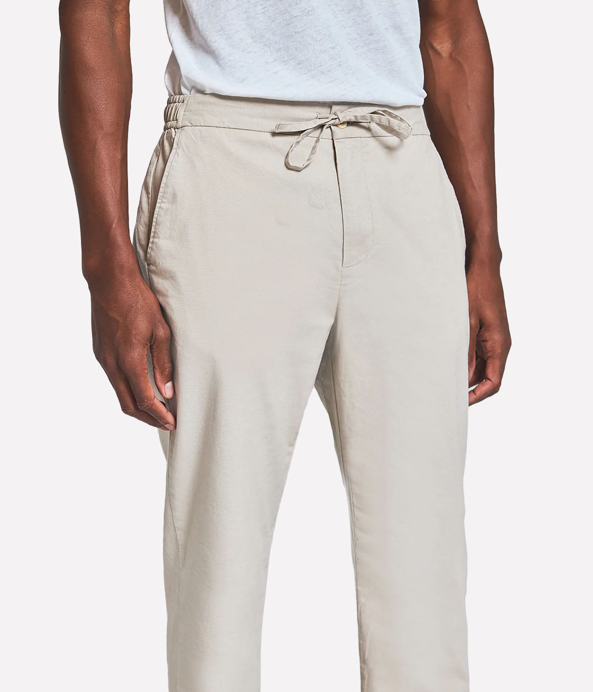 *FINAL SALE* Mendes Stretch Trousers in Beige