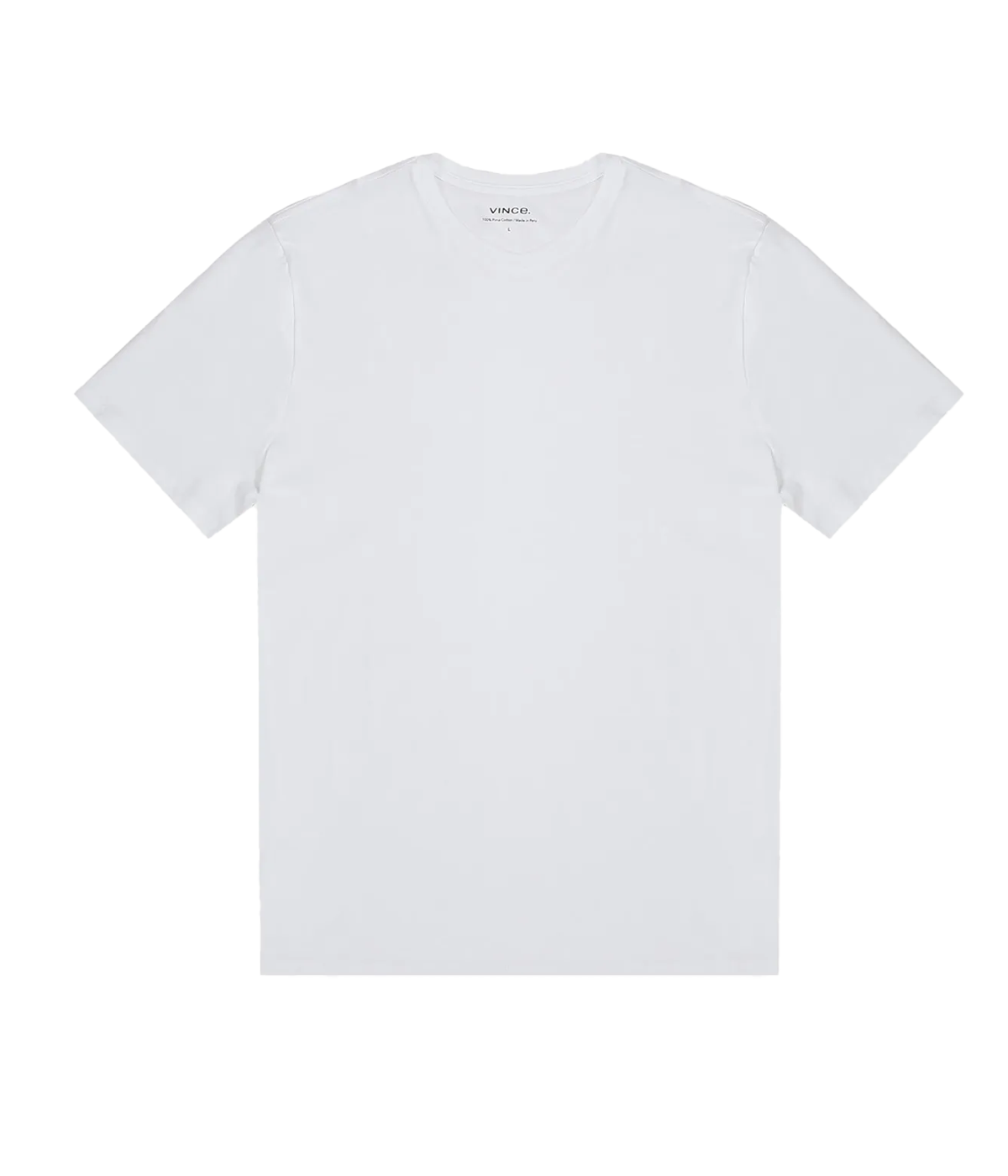 Short Sleeve Crew Neck in Optic White